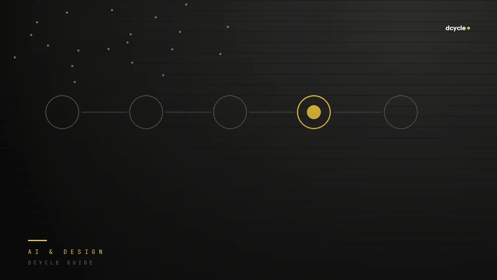 A five-stage pipeline with the verification gate lit in gold