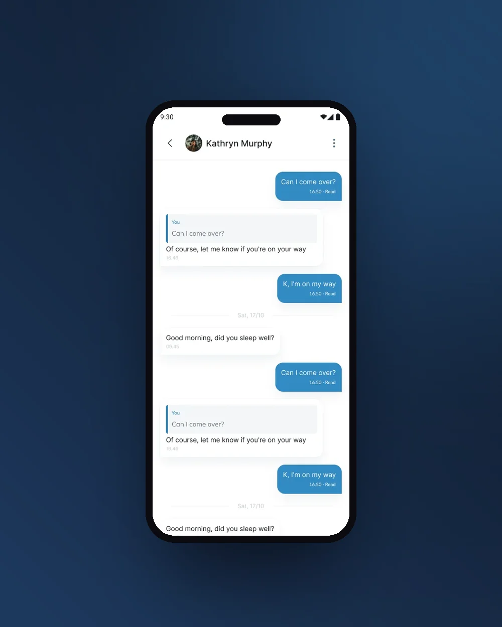 Chat with a counsellor between sessions